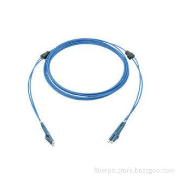 Indoor / Outdoor FTTH Duplex Armored Fiber Patch Cord for N